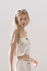 Silk Satin Two-Way Slip Dress set
